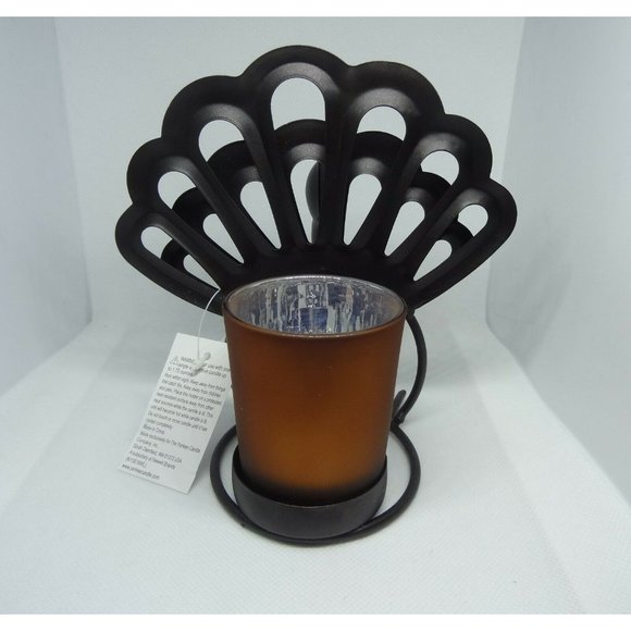 Yankee Candle | THANKSGIVING Metal TURKEY Votive Holder | Bronze Tone 2017 - Picture 5 of 6